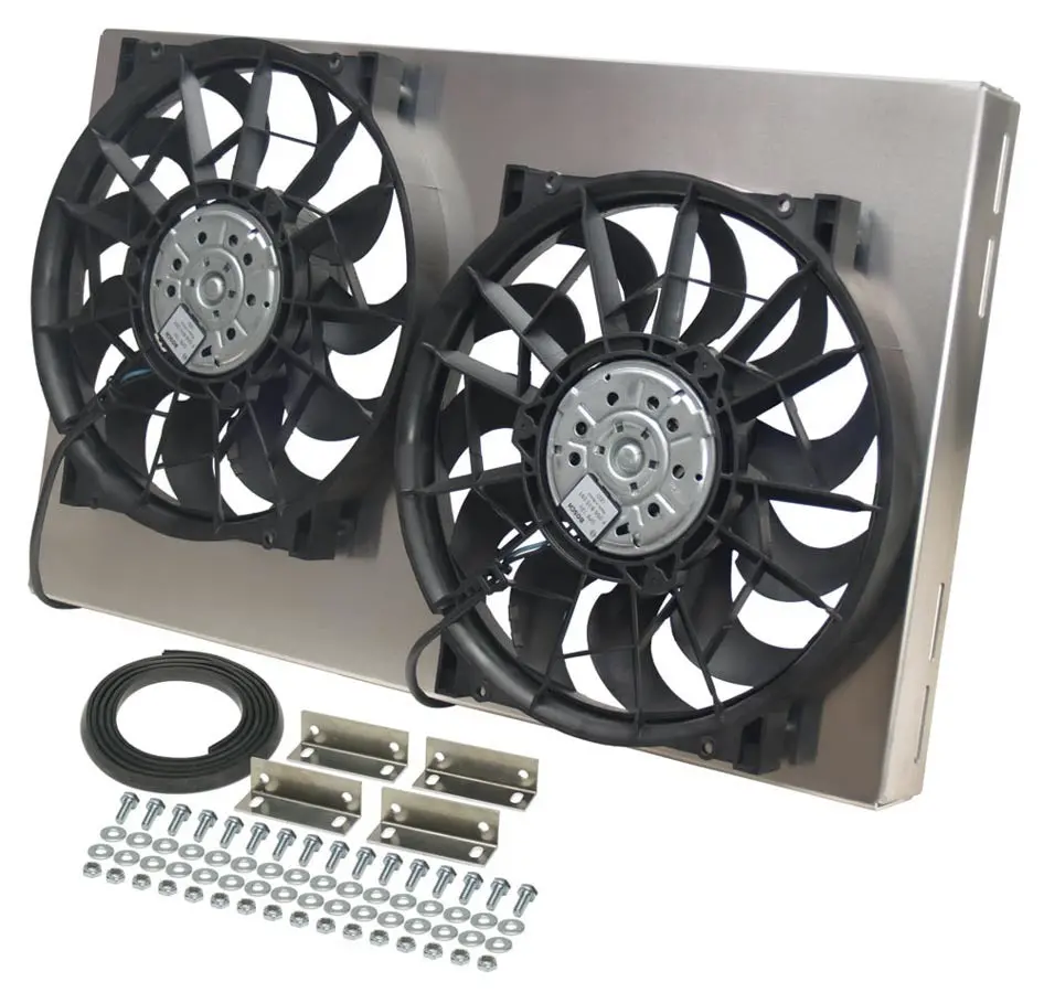 Dual Rad Fan W/Alum Shroud Assembly 1