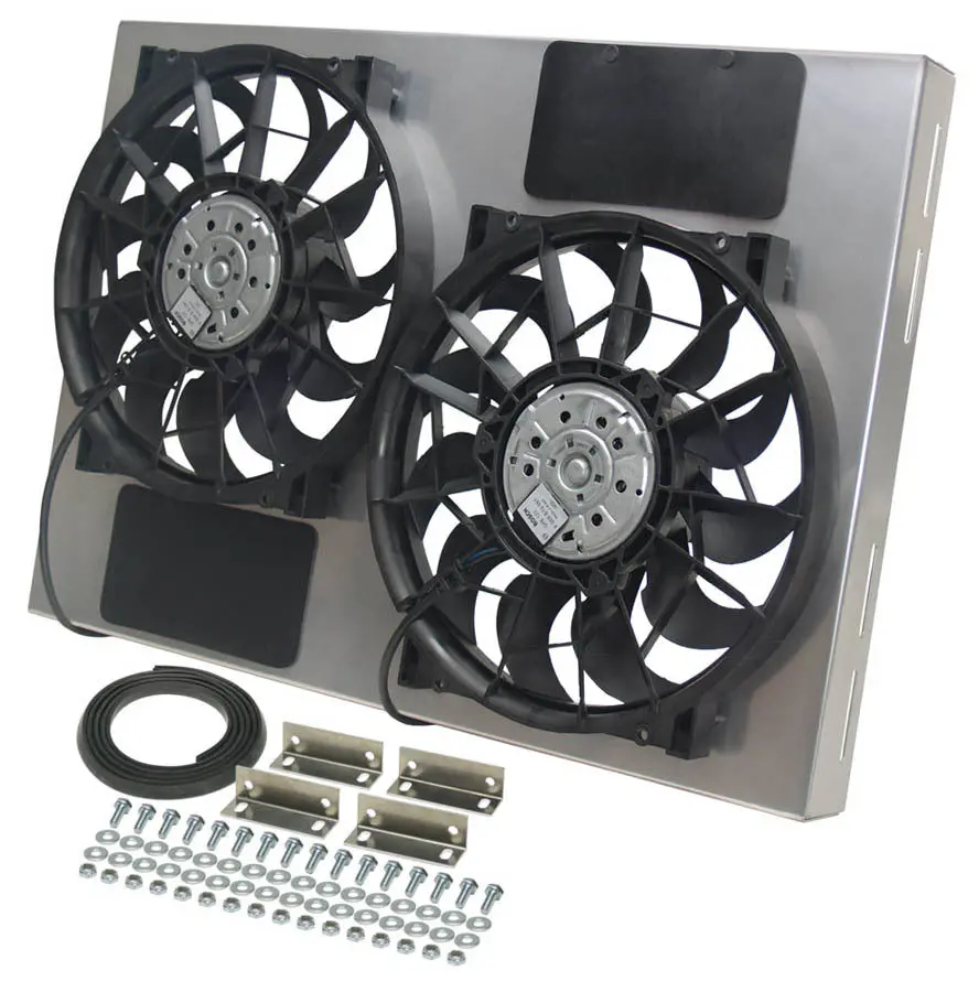Dual Rad Fan W/Alum Shroud Assembly 1