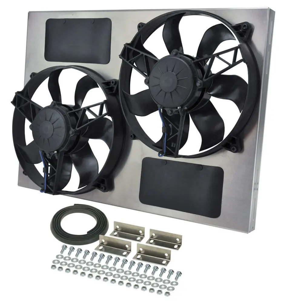 Dual Rad Fan W/Alum Shroud Assembly 1