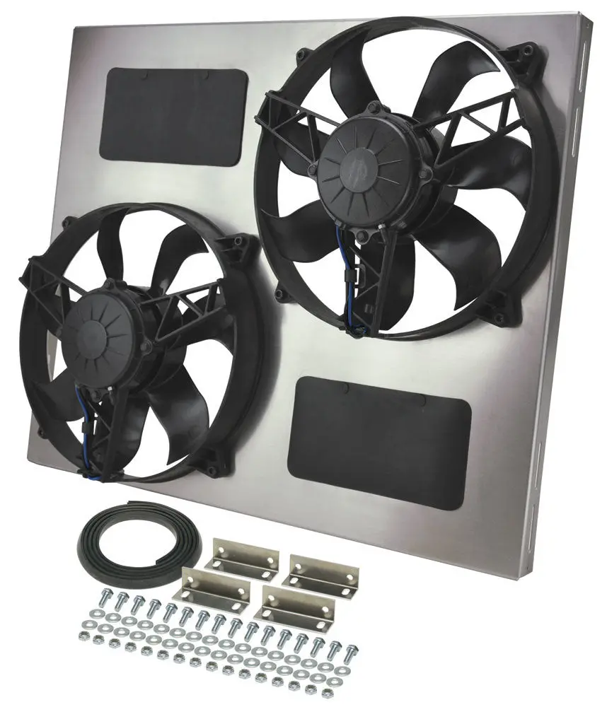 Dual Rad Fan W/Alum Shroud Assembly 1
