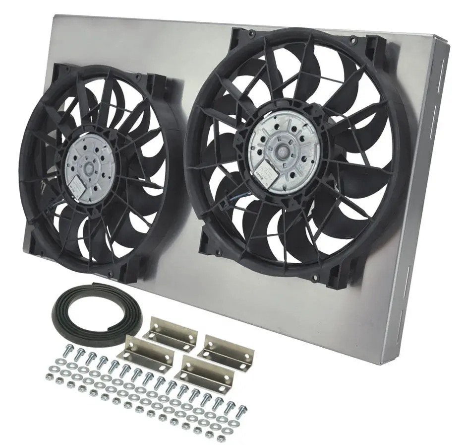 Dual Rad Fan W/Alum Shroud Assembly 1