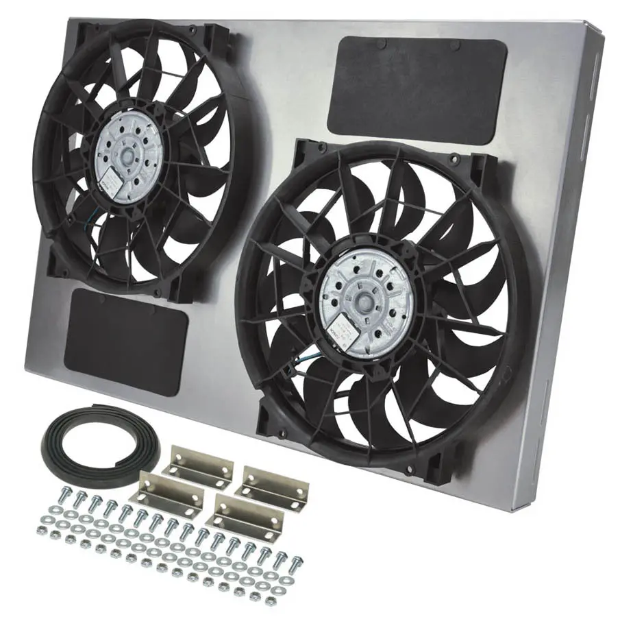 Dual Rad Fan W/Alum Shroud Assembly 1