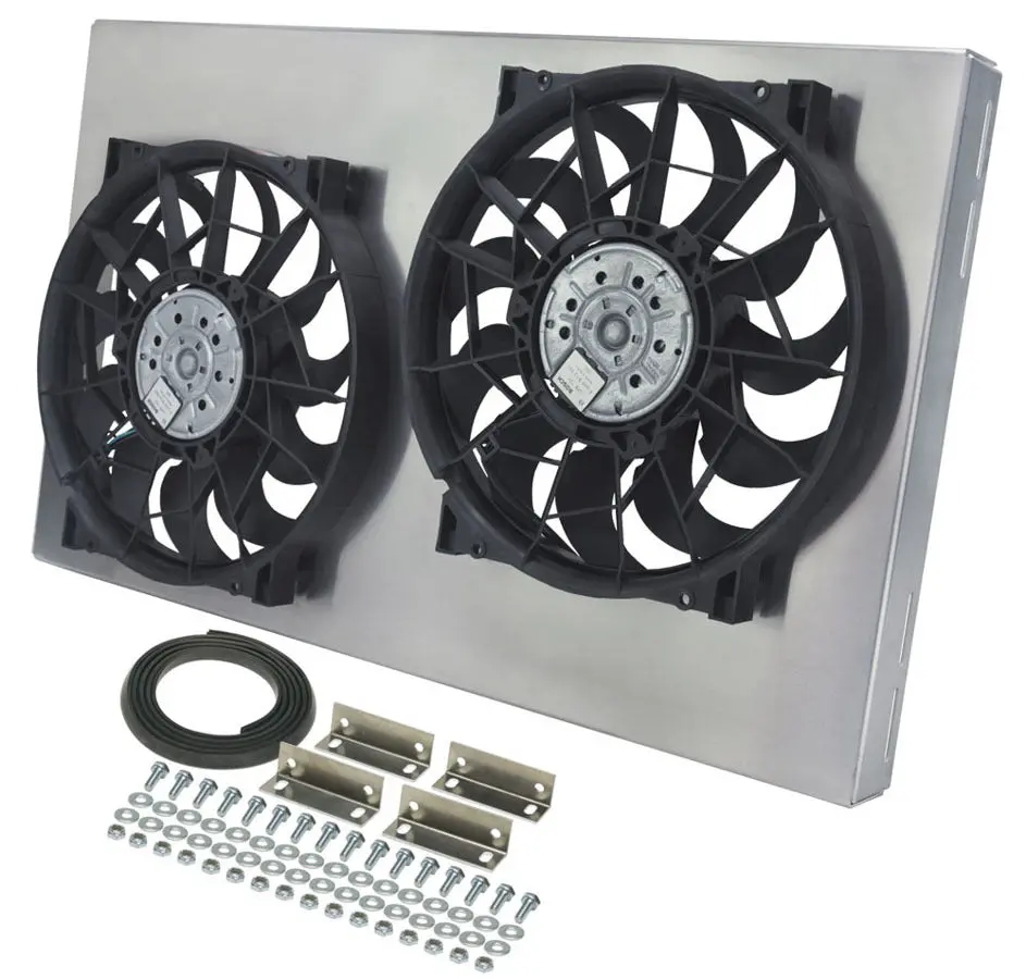 Dual Rad Fan W/Alum Shroud Assembly 1