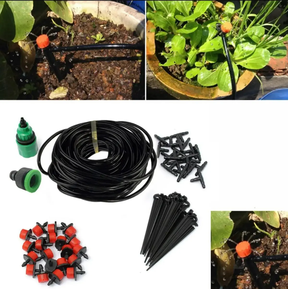 Diy Drip Garden Irrigation Watering System Kit 1