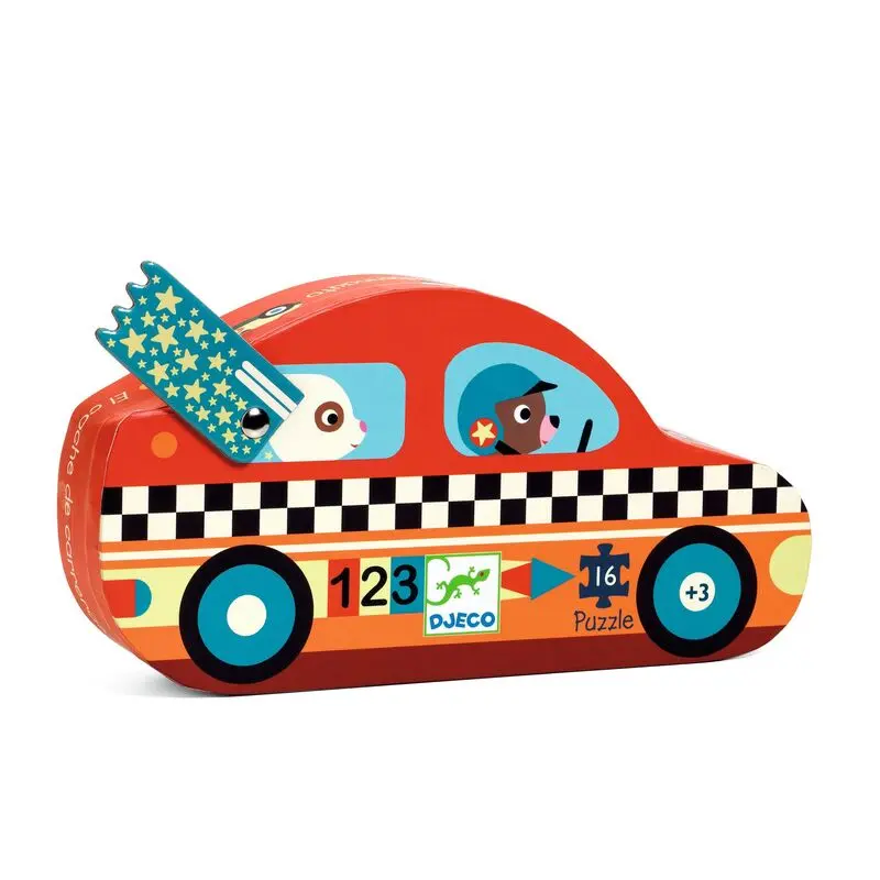 The Racing Car 16Pc Silhouette Puzzle 1