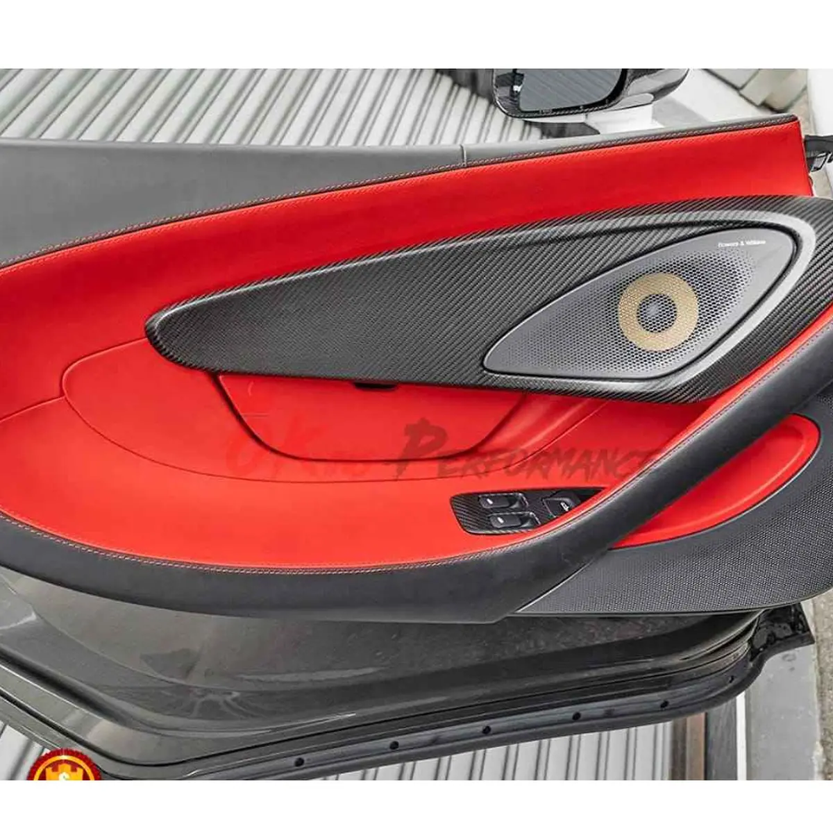 Dry Carbon Fiber Inner Door Trim Interior Kit For Mclaren Gt 2