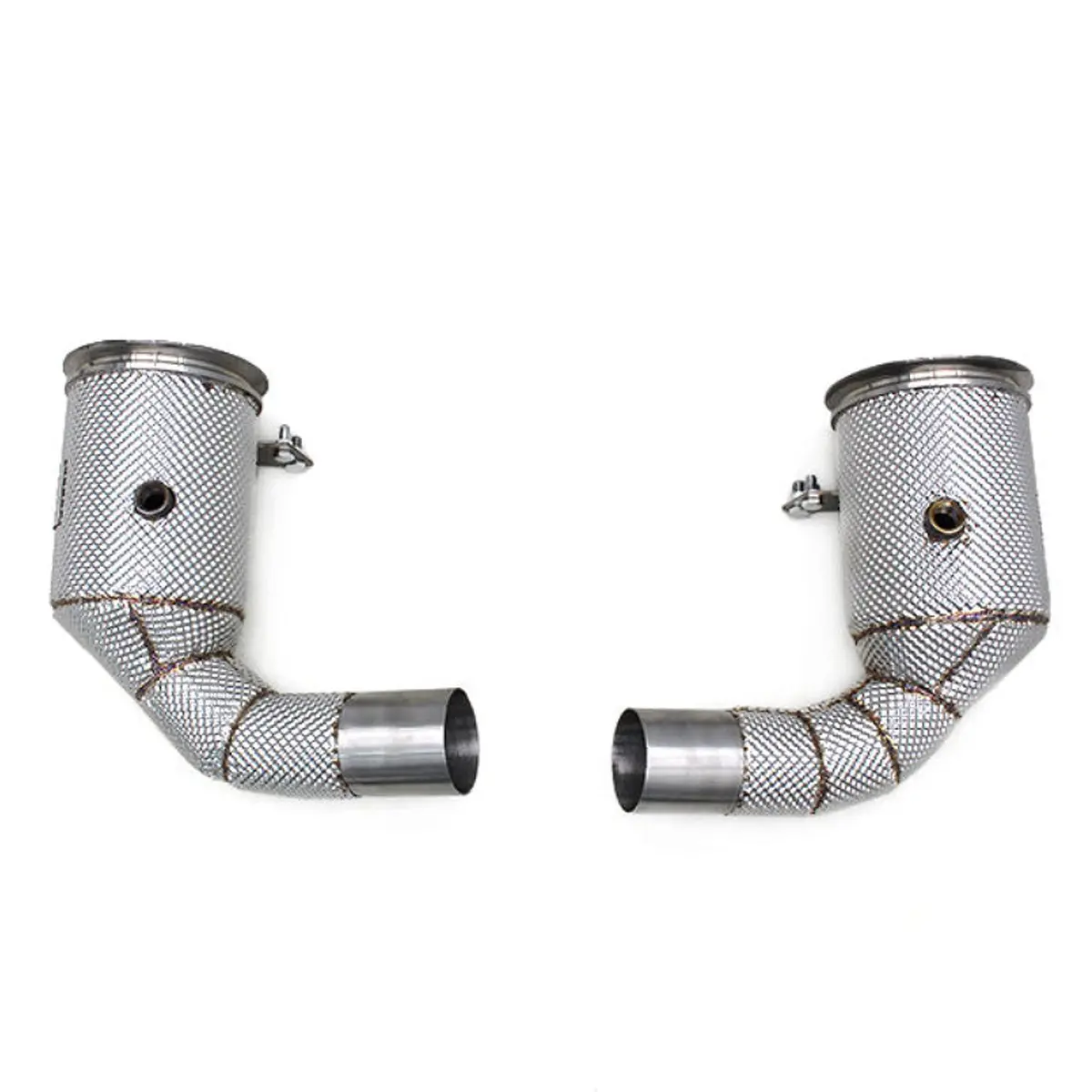 304 Catted Downpipe For Porsche Carrera Turbo S 992 992.1 992.2 Gt3 Rs Gt3rs 1