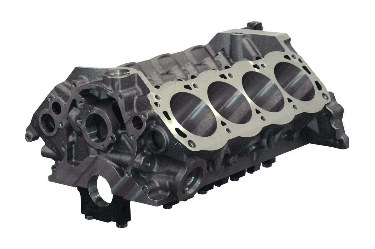 Dart Sbf Shp Iron Block 4.000 Bore / 9.500 Deck With 351C Mains 1