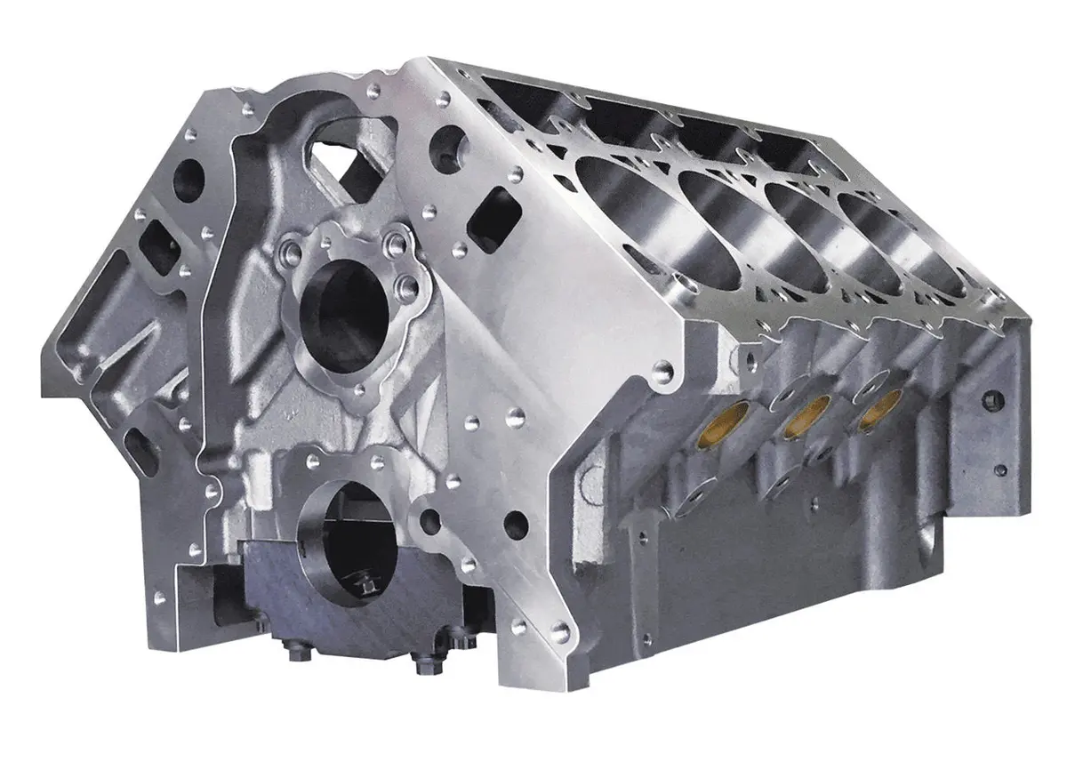 Dart Ls Next Shp Iron Block 4.000 Bore / 9.240 Deck With Steel Main Caps 1