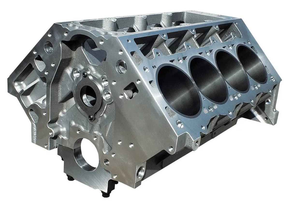 Dart Ls Next Aluminum Block 4.125 Bore / 9.240 Deck With Steel Main Caps 1