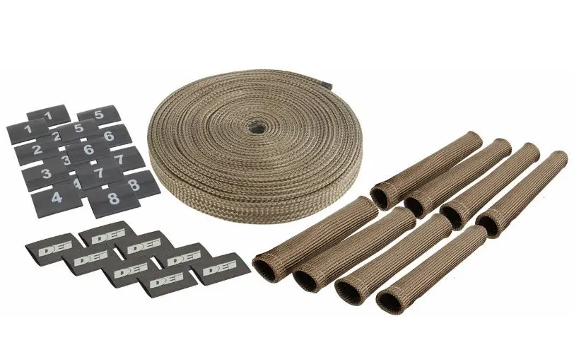 8 Cylinder - Titanium Protecta Boot & Wire Kit 1