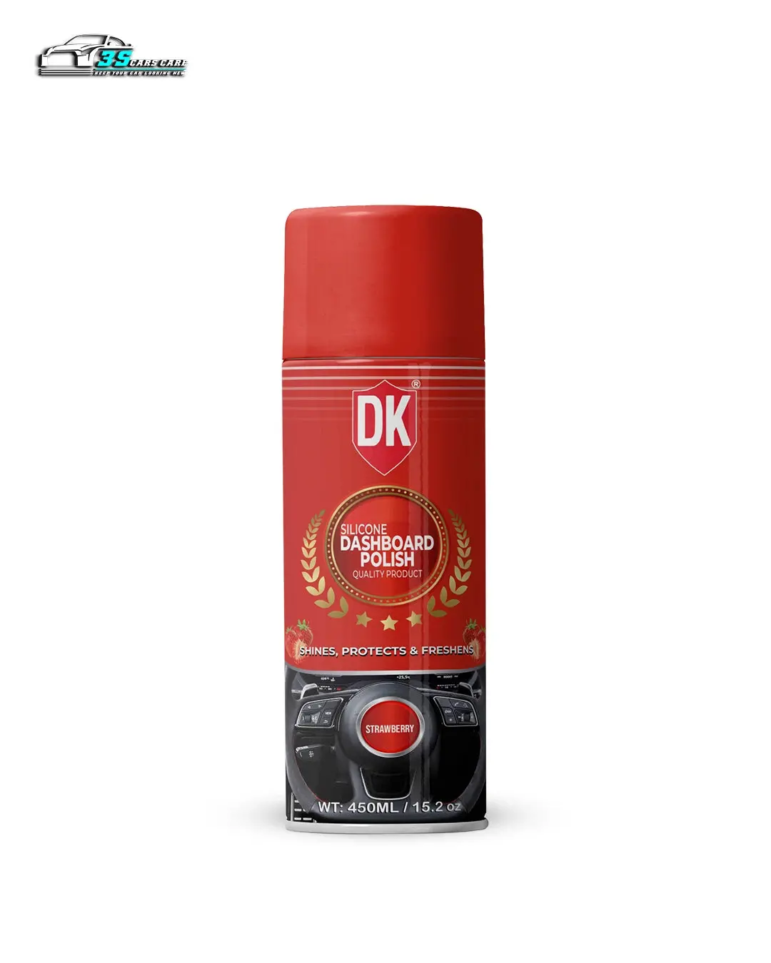Silicone Dashboard Polish - Strawberry - Dk 1