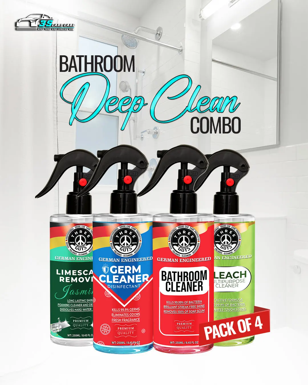 Bathroom Deep Clean Combo | Three Guys 1