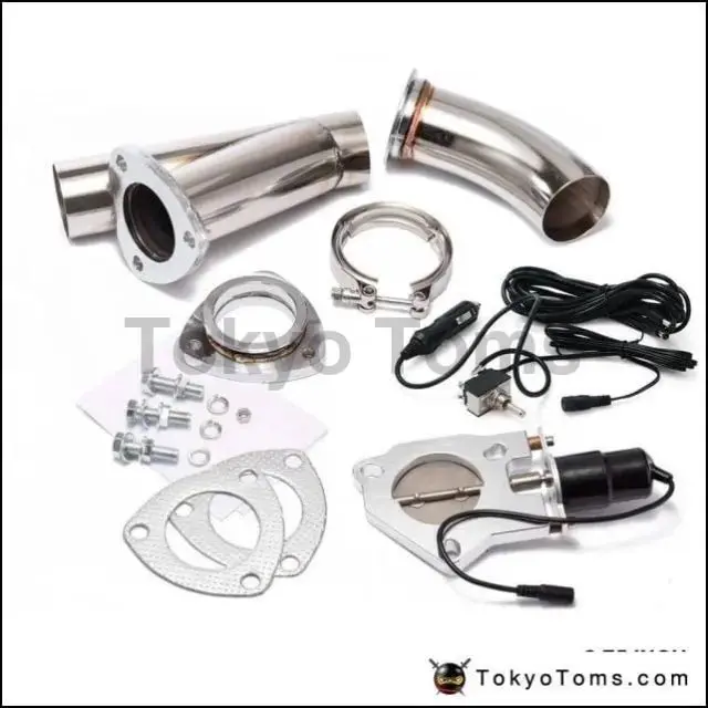 2.75" Electric Cutout/E-Cut Out Valve System W/O Switch For Exhaust Catback/Downpipe For Bmw E39 5-Series 1