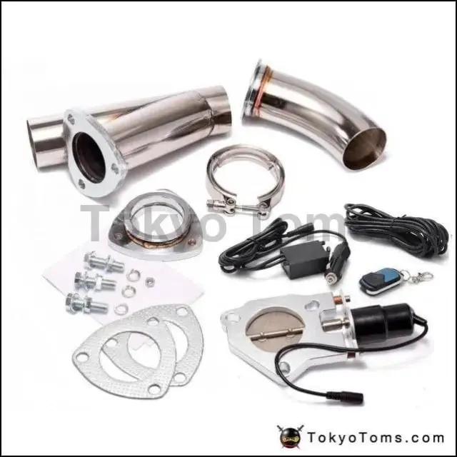 2.25" Electric Cutout Valve System+Remote For Exhaust Catback/Downpipe For Bmw Mini Cooper S Jcw W11 R52 R53 1