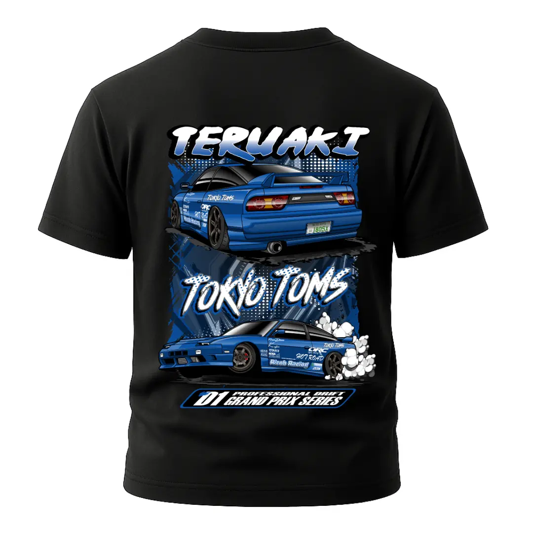 Teruaki 180Sx Drift T-Shirt D1 Grand Prix Series 1