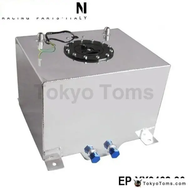 8 Gallon 30Lsilver Coated Aluminum Racing/Drifting Fuel Cell Gas Tank+Level Sender 1