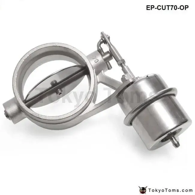 Vacuum Activated Exhaust Cutout / Dump 70Mm Open Style Pressure: About 1 Bar For Seat 2001-2006 1