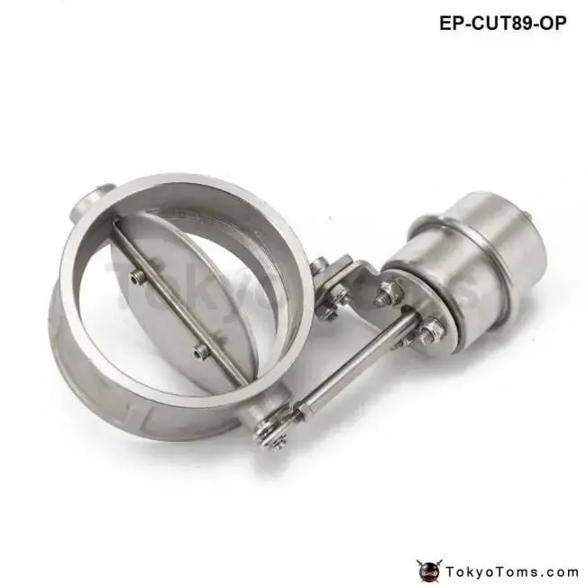 Vacuum Activated Exhaust Cutout / Dump 89Mm Open Style Pressure: About 1 Bar For Vw Golf 5 1