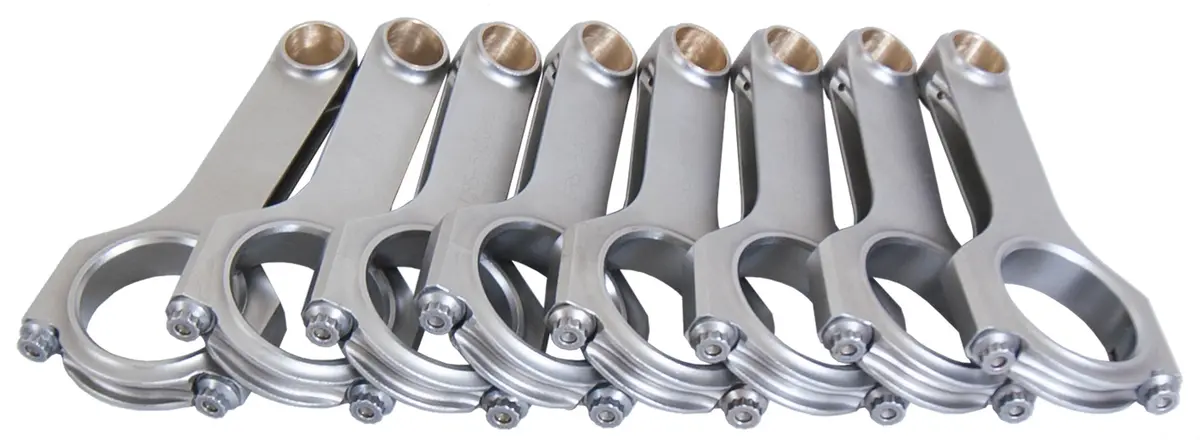 Eagle Sbf 4340 Forged H-Beam Rods 5.400 W/2.100 Pin 1