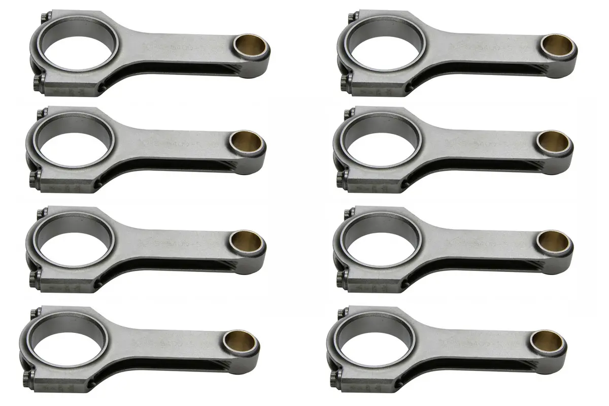 Eagle Sbf 4340 Forged H-Beam Rods 5.400 W/2.123 Pin 1