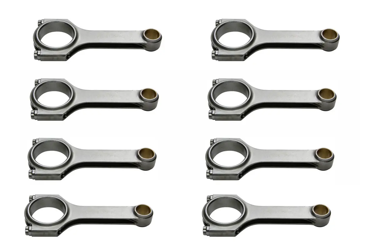 Eagle Sbc 4340 Forged H-Beam Rods 6.125 W/L19 Bolts 1