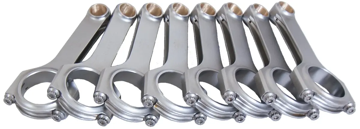 Eagle Gm Ls 4340 Forged H-Beam Rods 6.125 W/2.100 Pin 1