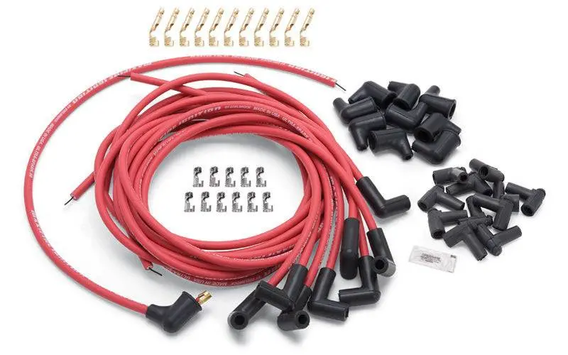 Max Fire Plug Wire Set W/Hei 90 Degree Red 1