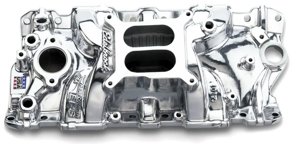 Edelbrock Sbc Performer Eps Intake Manifold Polished 1