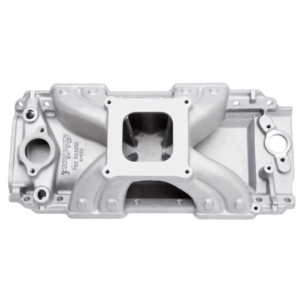 Edelbrock Bbc 454-O Victor Jr Intake Manifold (Oval Port) 1