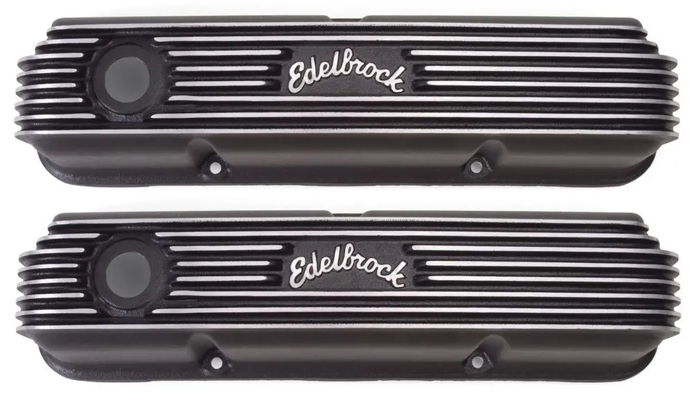 Edelbrock Ford Fe Classic Series V/C's - Black Finish 1