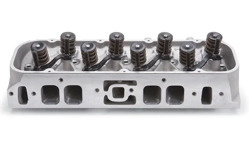 Edelbrock Bbc Performer Rpm 454 O/P Cylinder Head Assem. 1