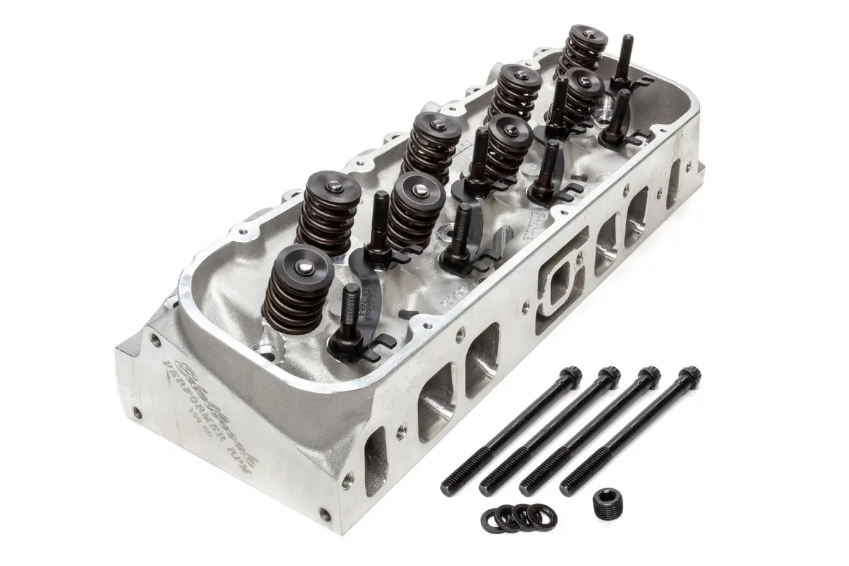 Edelbrock Bbc Performer Rpm 454-O Cylinder Head Assembled 1