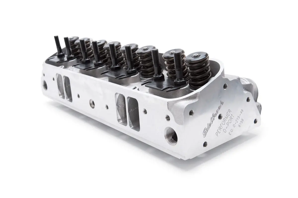 Edelbrock Pontiac Performer D-Port Head - 87Cc - Assm. 1
