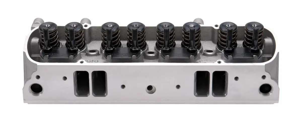 Edelbrock Pontiac Performer D-Port Head - 87Cc Assm. 1