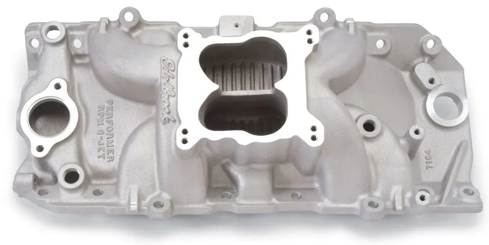 Edelbrock Bbc 396-502 Rpm Performer Q-Jet Intake Manifold (Oval Port) 1