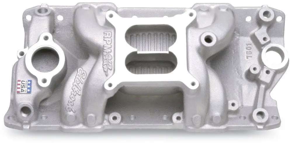 Edelbrock Small Block Chevy 262-400 Performer Rpm Air-Gap Intake Manifold 1