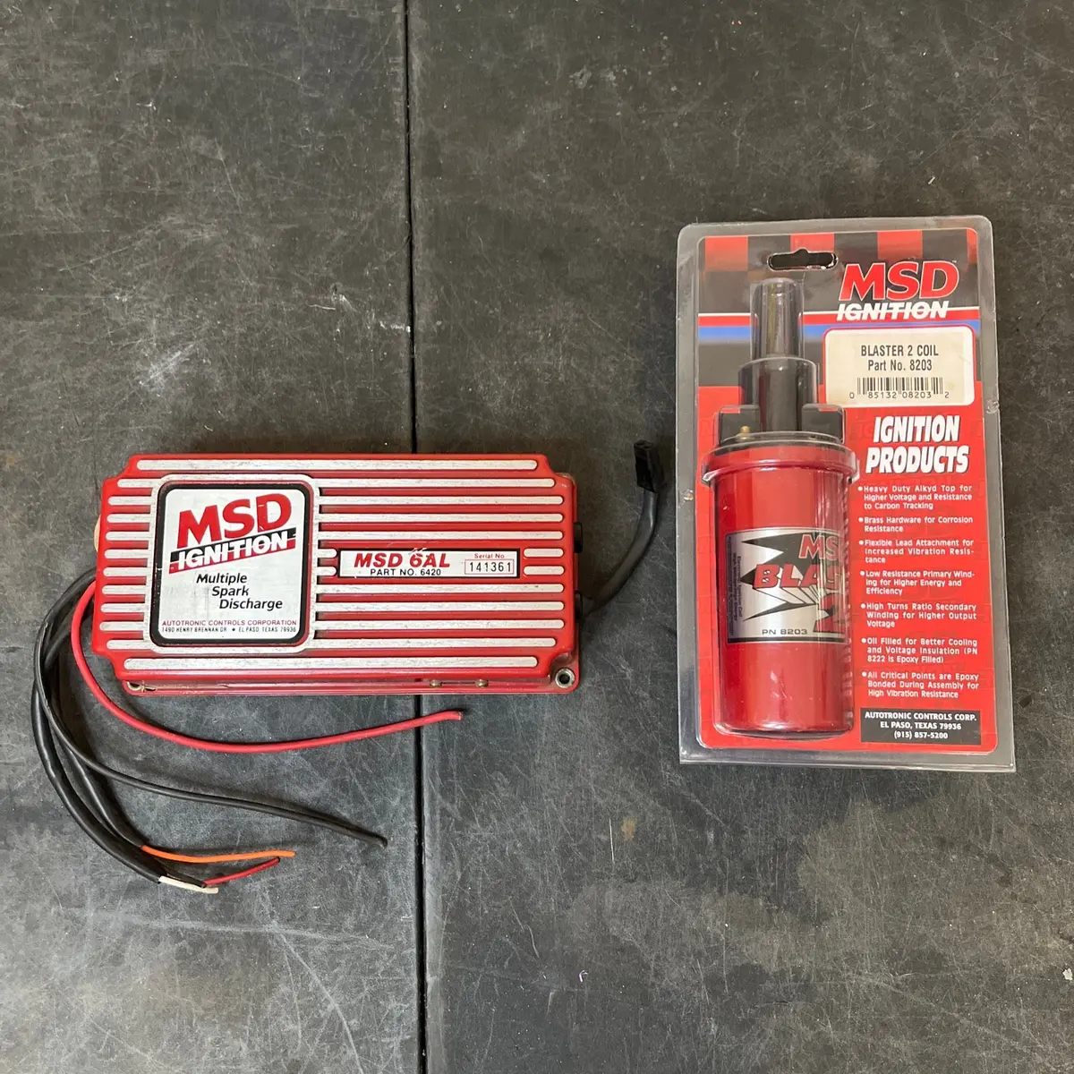 Msd 6Al Ignition Box With Blaster 2 Coil 1