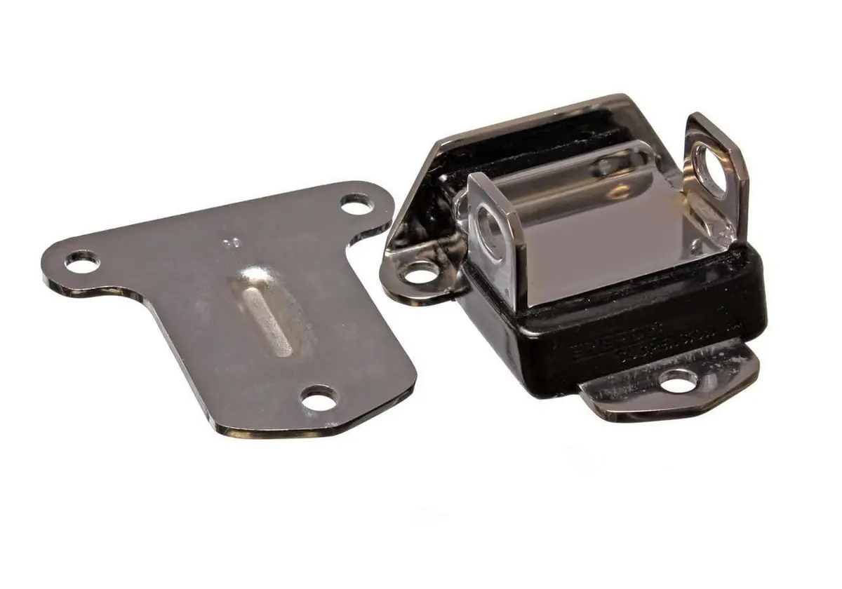 58-72 Chevy Chrome Motor Mount W/ Black Pad 1