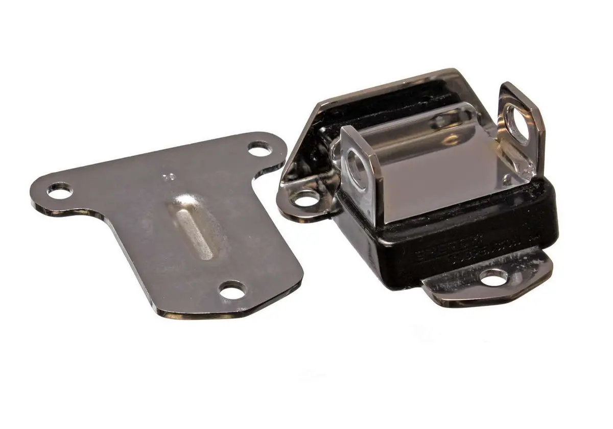 58-72 Chevy Chrome Motor Mount W/ Black Pad 1