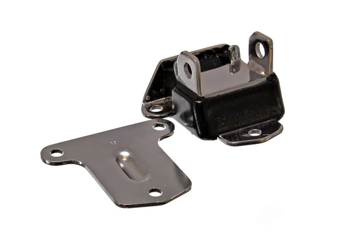 Bbc Engine Motor Mount Chrome Finish Black Each 1