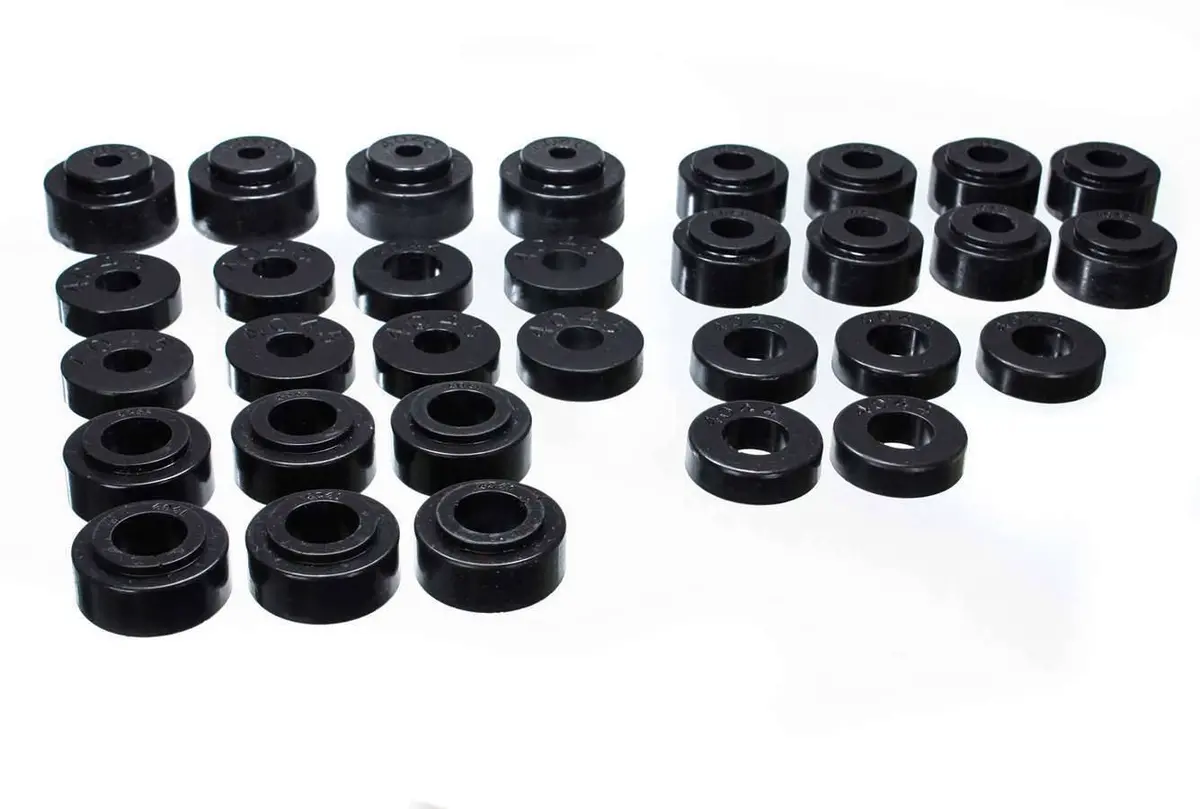 68-72 Chevy Body Mounts Black 1