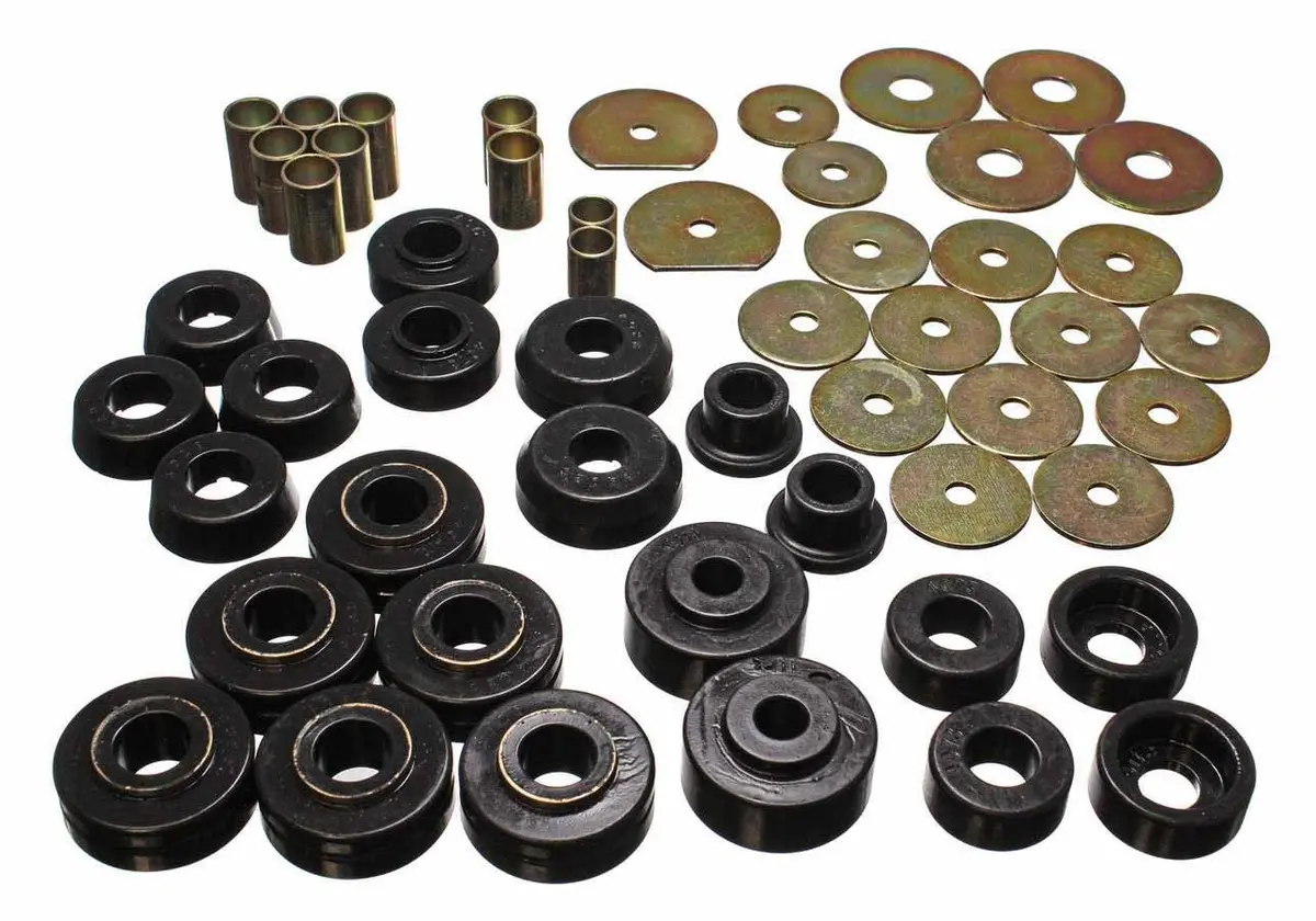 65-70 Chev Body Mounts Black 1