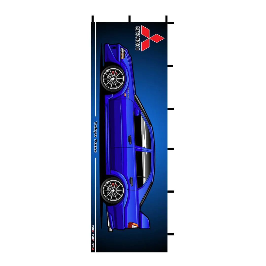 Nobori Mitsubishi Evolution 4/5/6 Flag 1