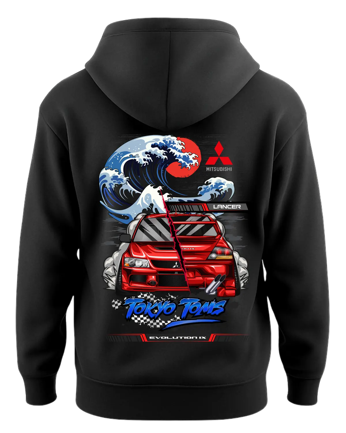 Mitsubishi Lancer Evolution Ix Dual View Series Hoodie 1