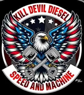 Kill Devil Diesel Eagle Hoodie 1