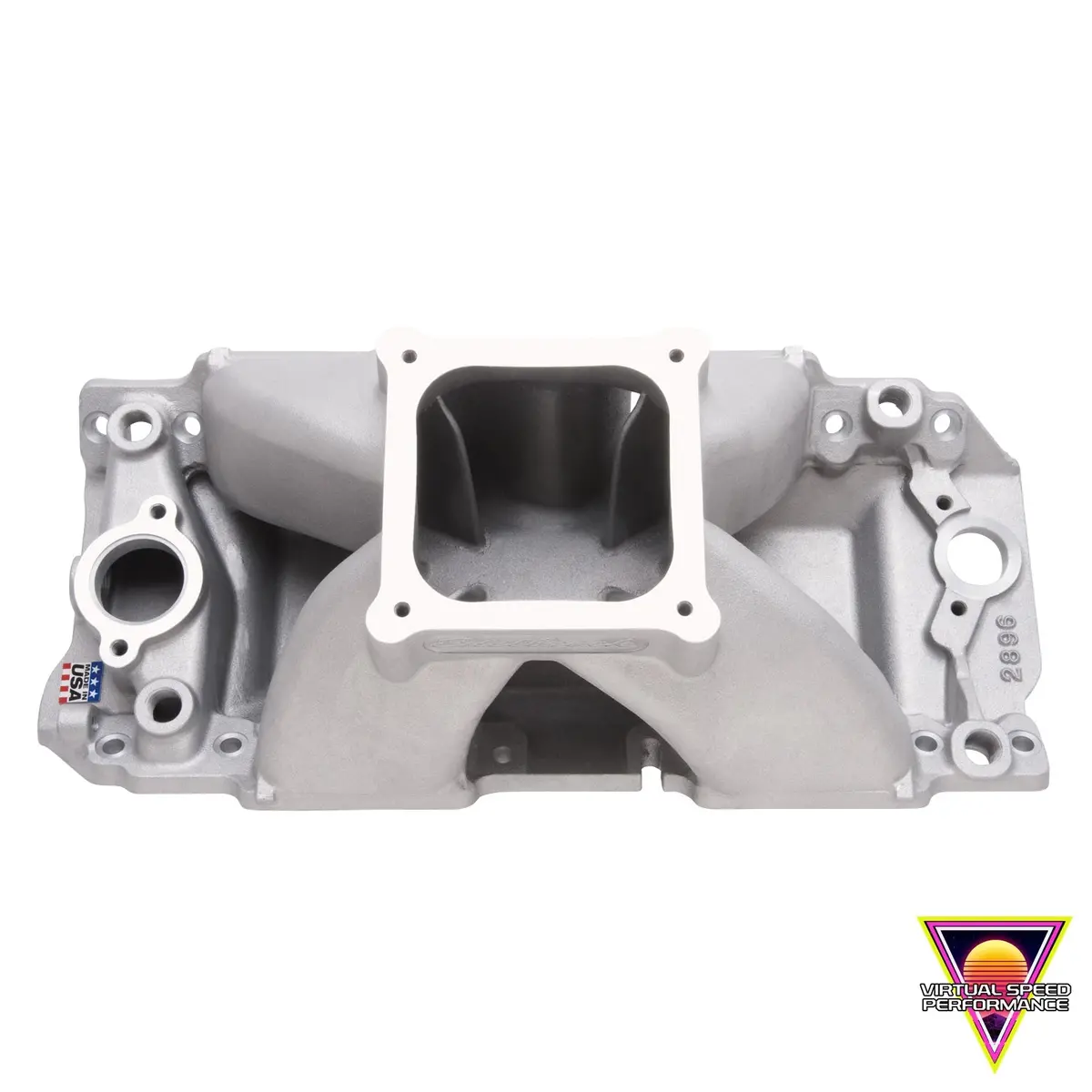 Edelbrock Super Victor Ii Cnc Intake Manifold – Standard Deck Bbc, 4500 Flange 1