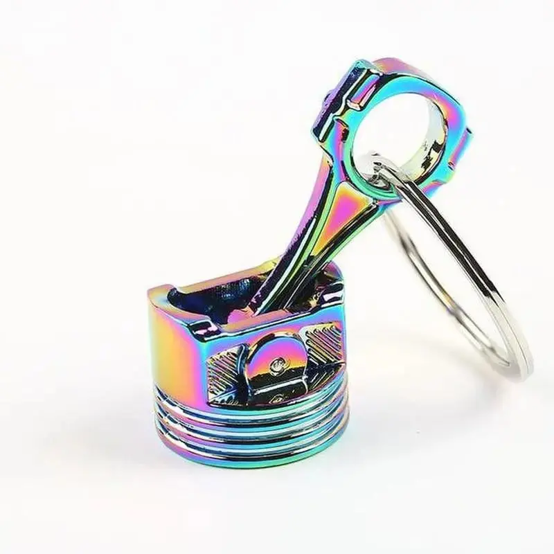 Engine Piston Keychain Keyring 1