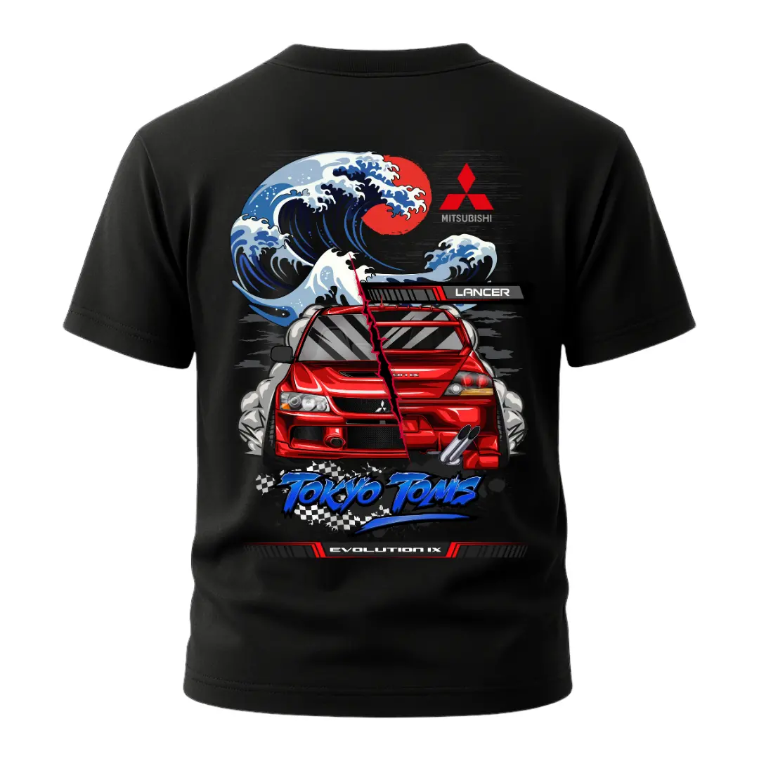 Mitsubishi Lancer Evolution Ix Dual View Series T-Shirt 1