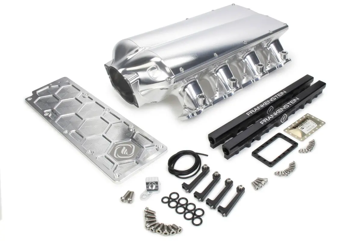 Frankenstein Ls3 Intake Manifold Billet Aluminum Low Profile Fuel Rails Included 1